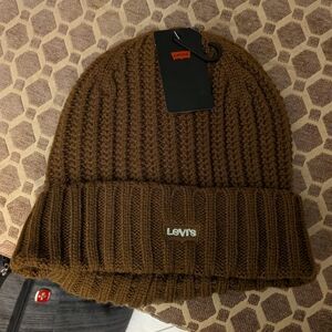 Levi's Brown Knit Beanie